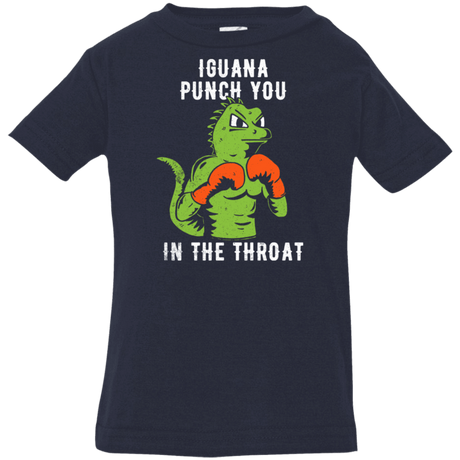 T-Shirts Navy / 6 Months Iguana Punch You Infant Premium T-Shirt