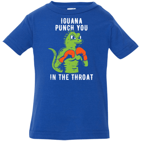 T-Shirts Royal / 6 Months Iguana Punch You Infant Premium T-Shirt