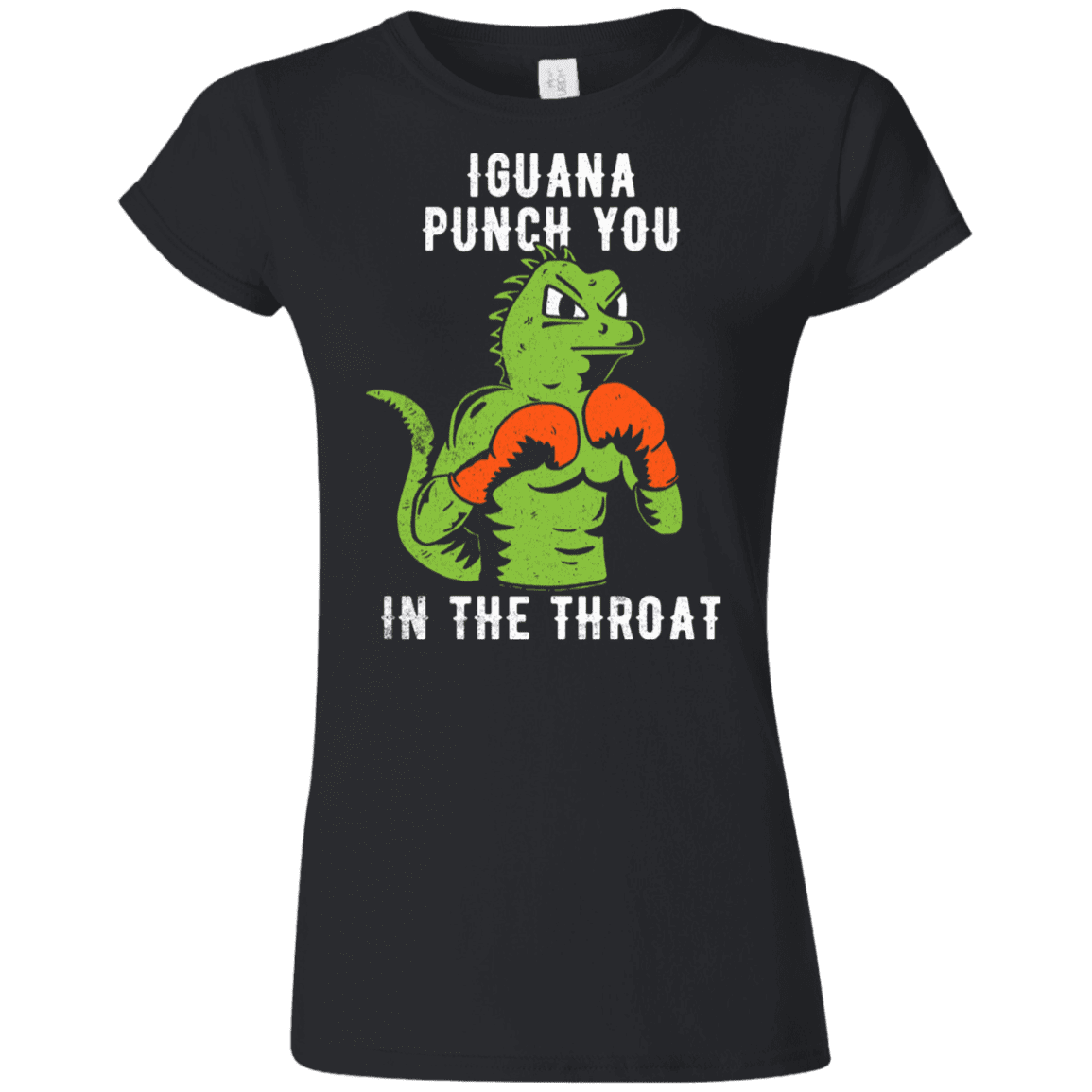 T-Shirts Black / S Iguana Punch You Junior Slimmer-Fit T-Shirt