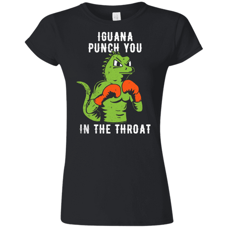 T-Shirts Black / S Iguana Punch You Junior Slimmer-Fit T-Shirt