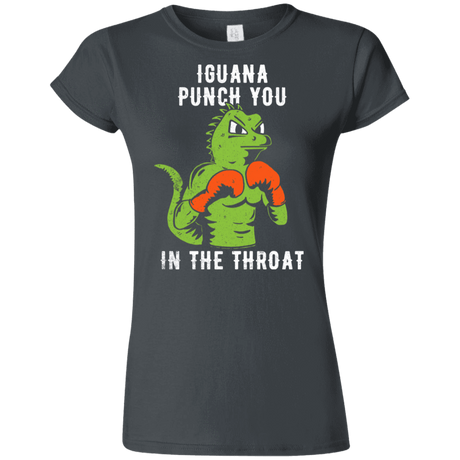 T-Shirts Charcoal / S Iguana Punch You Junior Slimmer-Fit T-Shirt