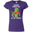 T-Shirts Purple / S Iguana Punch You Junior Slimmer-Fit T-Shirt