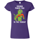T-Shirts Purple / S Iguana Punch You Junior Slimmer-Fit T-Shirt