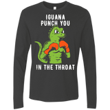 T-Shirts Heavy Metal / S Iguana Punch You Men's Premium Long Sleeve