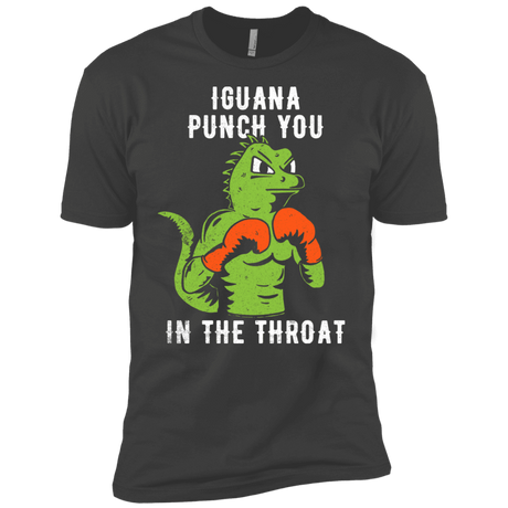 T-Shirts Heavy Metal / X-Small Iguana Punch You Men's Premium T-Shirt