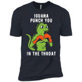 T-Shirts Indigo / X-Small Iguana Punch You Men's Premium T-Shirt