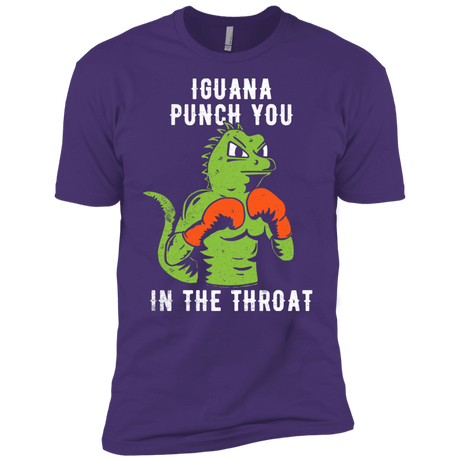 T-Shirts Purple Rush/ / X-Small Iguana Punch You Men's Premium T-Shirt