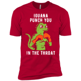 T-Shirts Red / X-Small Iguana Punch You Men's Premium T-Shirt