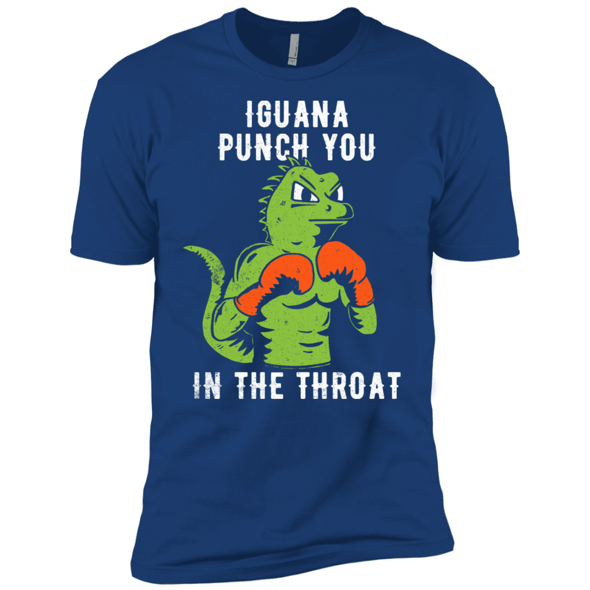 T-Shirts Royal / X-Small Iguana Punch You Men's Premium T-Shirt