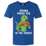 T-Shirts Royal / X-Small Iguana Punch You Men's Premium V-Neck