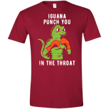 T-Shirts Cardinal Red / S Iguana Punch You Men's Semi-Fitted Softstyle