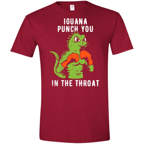T-Shirts Cardinal Red / S Iguana Punch You Men's Semi-Fitted Softstyle