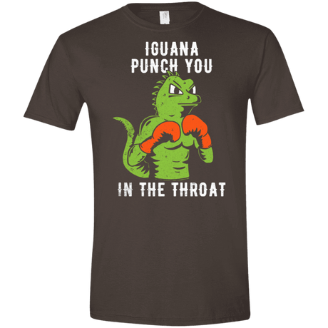 T-Shirts Dark Chocolate / S Iguana Punch You Men's Semi-Fitted Softstyle