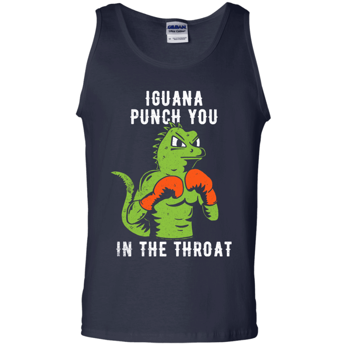 T-Shirts Navy / S Iguana Punch You Men's Tank Top