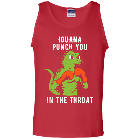 T-Shirts Red / S Iguana Punch You Men's Tank Top