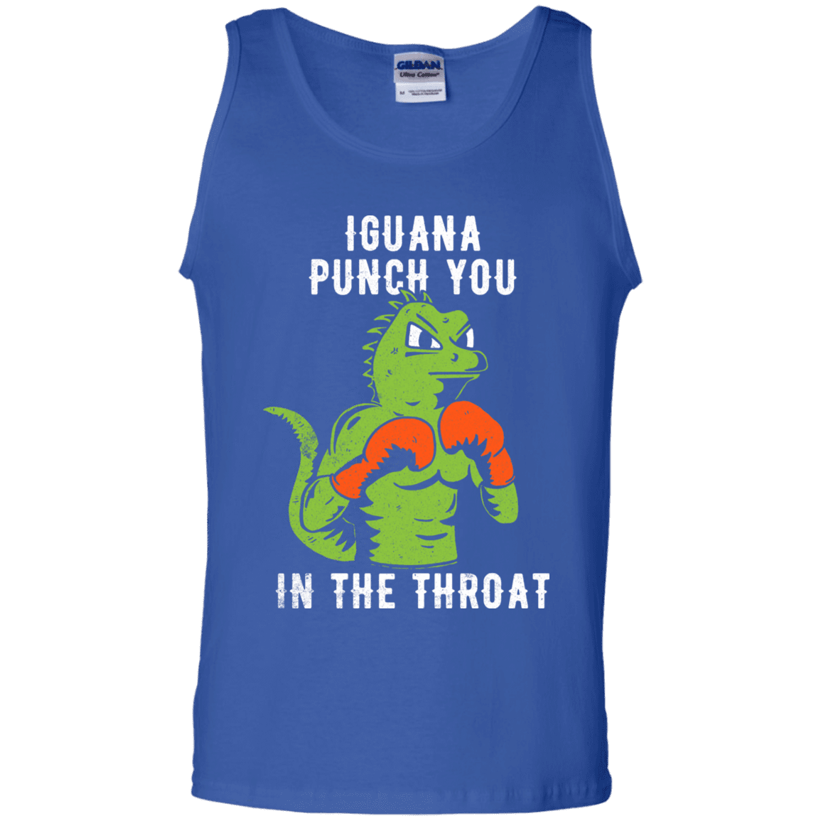 T-Shirts Royal / S Iguana Punch You Men's Tank Top