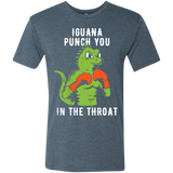 T-Shirts Indigo / S Iguana Punch You Men's Triblend T-Shirt