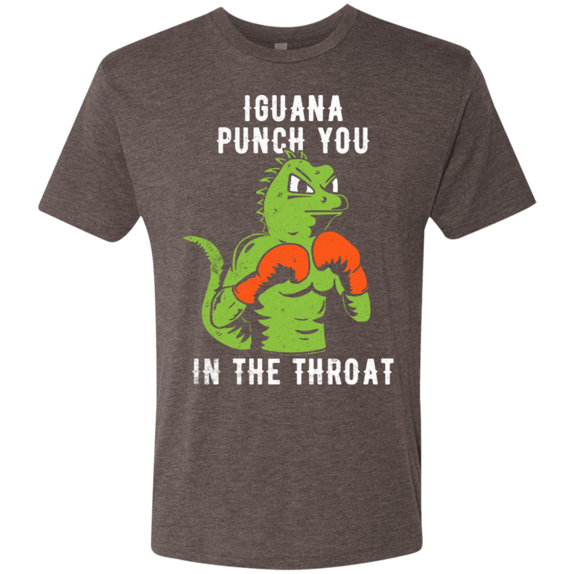 T-Shirts Macchiato / S Iguana Punch You Men's Triblend T-Shirt