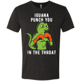 T-Shirts Vintage Black / S Iguana Punch You Men's Triblend T-Shirt