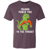 T-Shirts Vintage Purple / S Iguana Punch You Men's Triblend T-Shirt