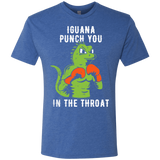 T-Shirts Vintage Royal / S Iguana Punch You Men's Triblend T-Shirt