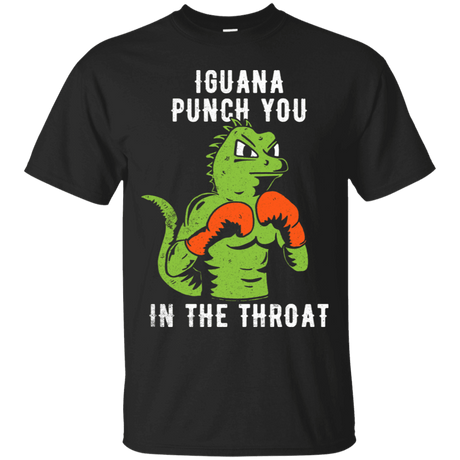 T-Shirts Black / S Iguana Punch You T-Shirt