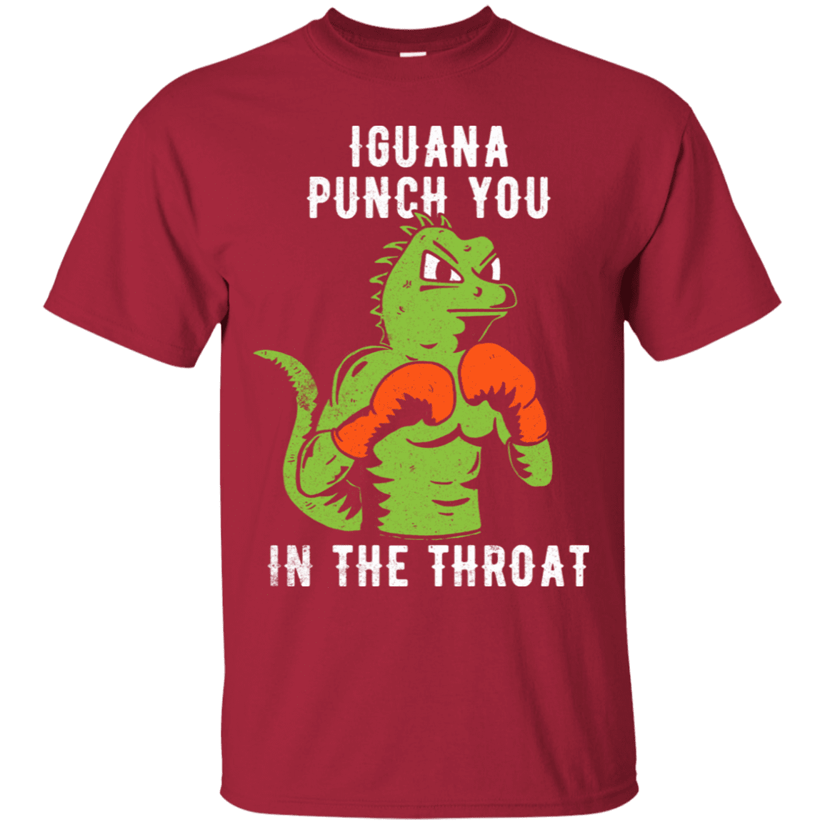 T-Shirts Cardinal / S Iguana Punch You T-Shirt