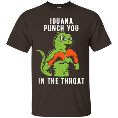 T-Shirts Dark Chocolate / S Iguana Punch You T-Shirt
