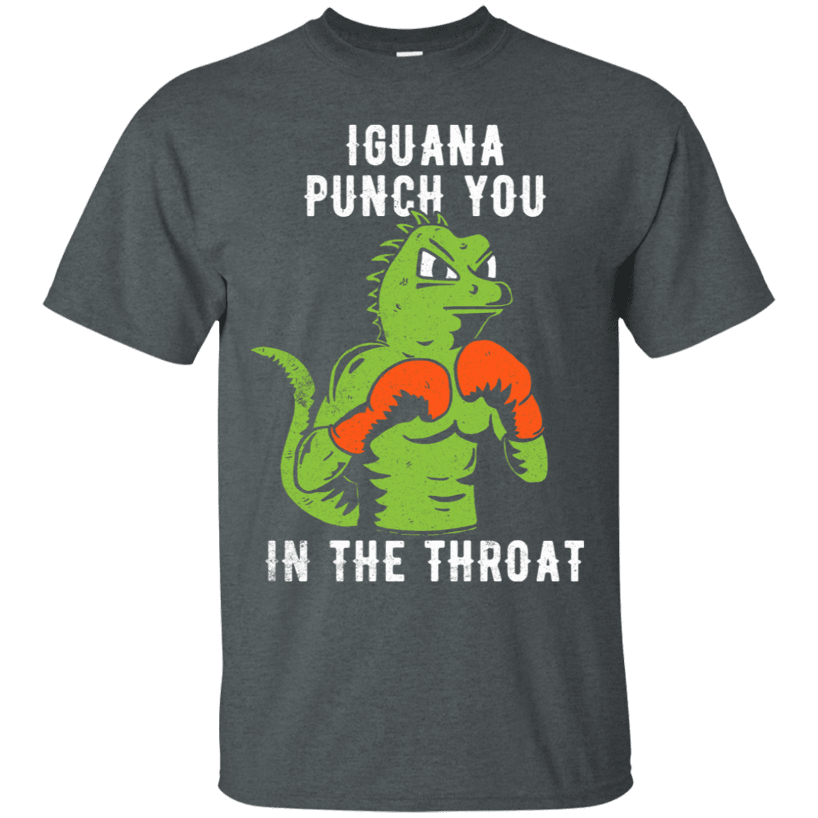 T-Shirts Dark Heather / S Iguana Punch You T-Shirt