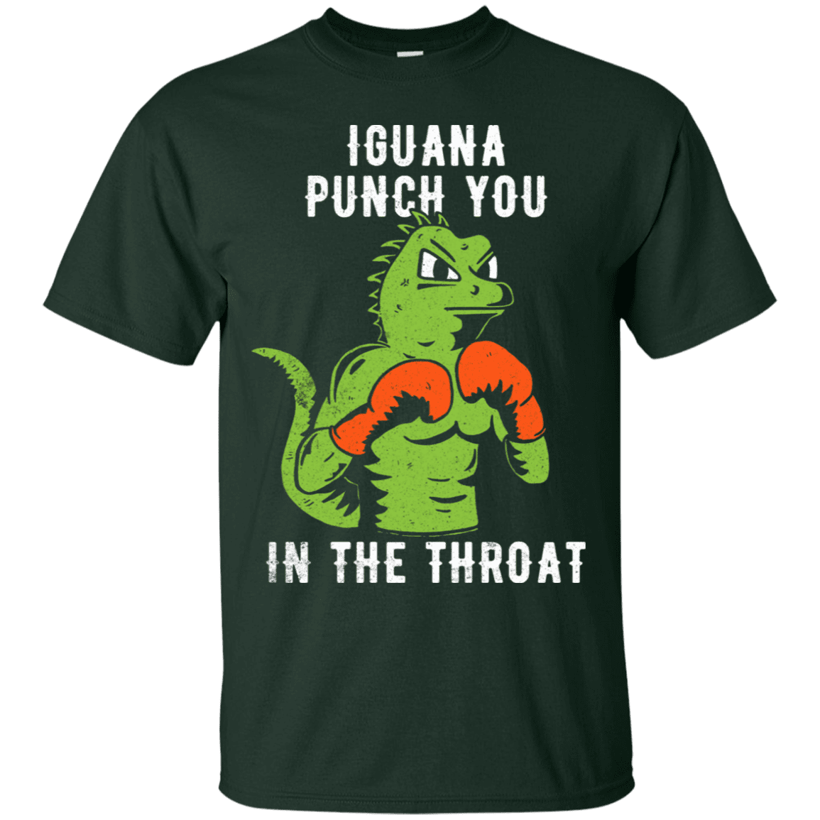 T-Shirts Forest / S Iguana Punch You T-Shirt