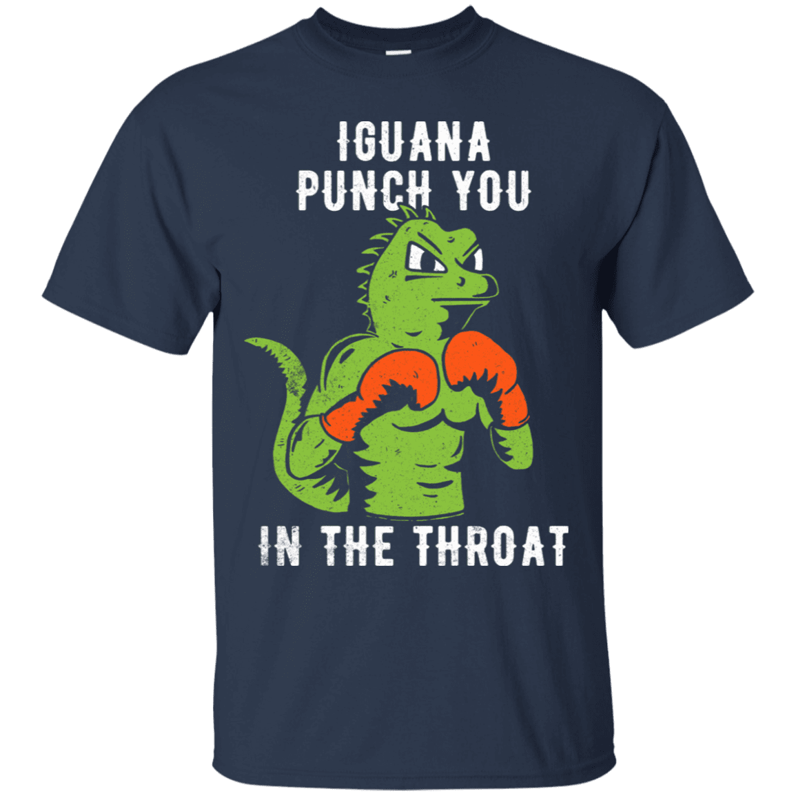 T-Shirts Navy / S Iguana Punch You T-Shirt