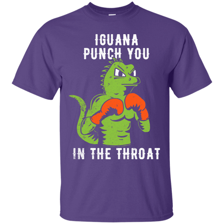T-Shirts Purple / S Iguana Punch You T-Shirt