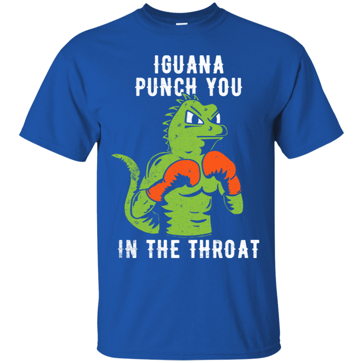 T-Shirts Royal / S Iguana Punch You T-Shirt