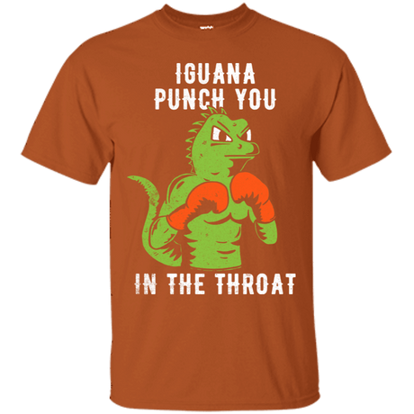 T-Shirts Texas Orange / S Iguana Punch You T-Shirt