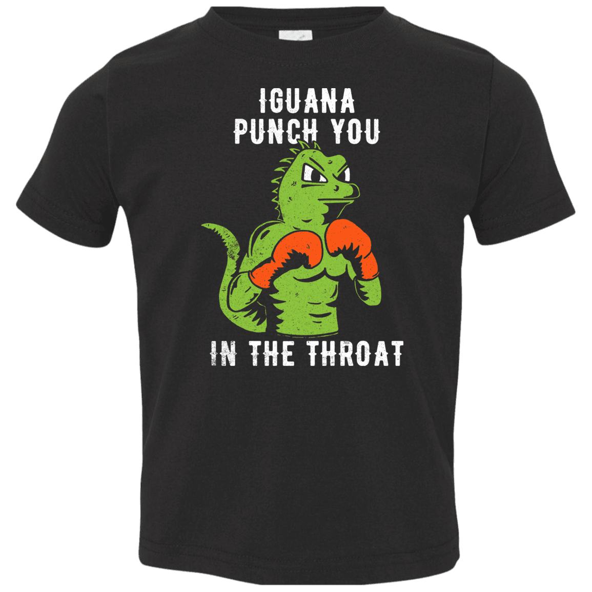 T-Shirts Black / 2T Iguana Punch You Toddler Premium T-Shirt