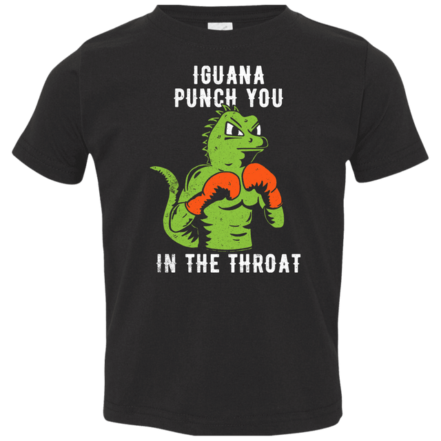 T-Shirts Black / 2T Iguana Punch You Toddler Premium T-Shirt