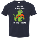 T-Shirts Navy / 2T Iguana Punch You Toddler Premium T-Shirt