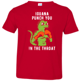 T-Shirts Red / 2T Iguana Punch You Toddler Premium T-Shirt