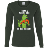 T-Shirts Forest / S Iguana Punch You Women's Long Sleeve T-Shirt