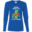 T-Shirts Royal / S Iguana Punch You Women's Long Sleeve T-Shirt