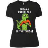 T-Shirts Black / X-Small Iguana Punch You Women's Premium T-Shirt