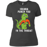 T-Shirts Heavy Metal / X-Small Iguana Punch You Women's Premium T-Shirt