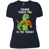 T-Shirts Midnight Navy / X-Small Iguana Punch You Women's Premium T-Shirt