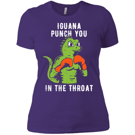 T-Shirts Purple Rush/ / X-Small Iguana Punch You Women's Premium T-Shirt