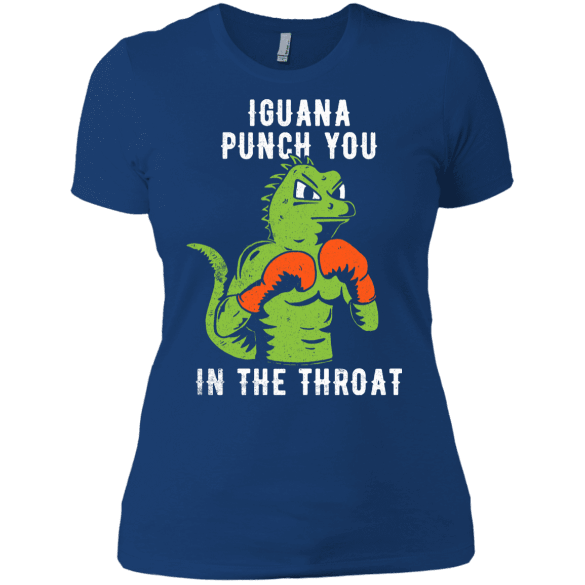 T-Shirts Royal / X-Small Iguana Punch You Women's Premium T-Shirt
