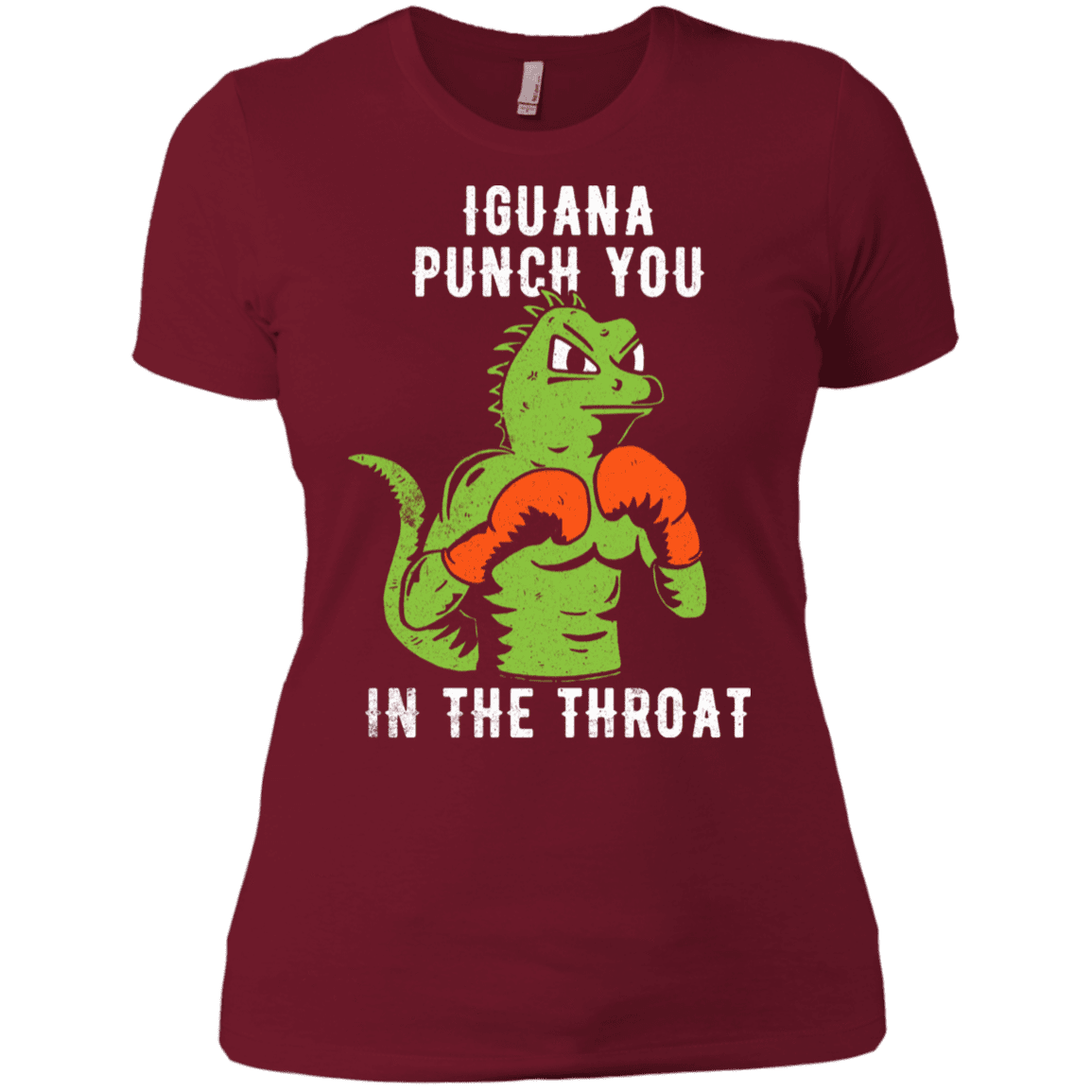 T-Shirts Scarlet / S Iguana Punch You Women's Premium T-Shirt