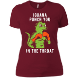 T-Shirts Scarlet / S Iguana Punch You Women's Premium T-Shirt