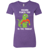T-Shirts Purple Rush / S Iguana Punch You Women's Triblend T-Shirt