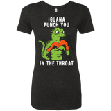 T-Shirts Vintage Black / S Iguana Punch You Women's Triblend T-Shirt