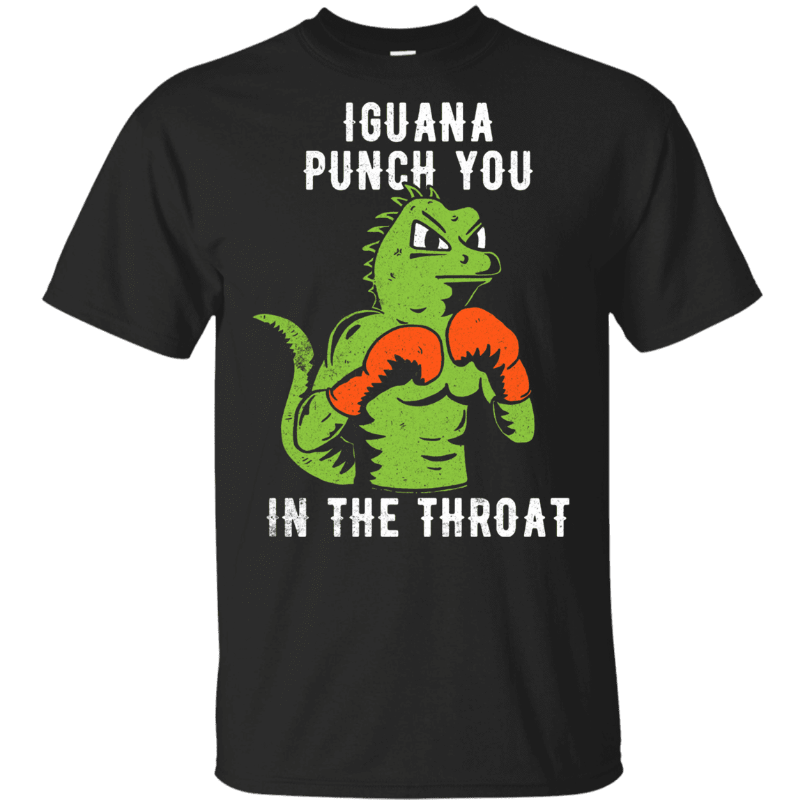 T-Shirts Black / YXS Iguana Punch You Youth T-Shirt